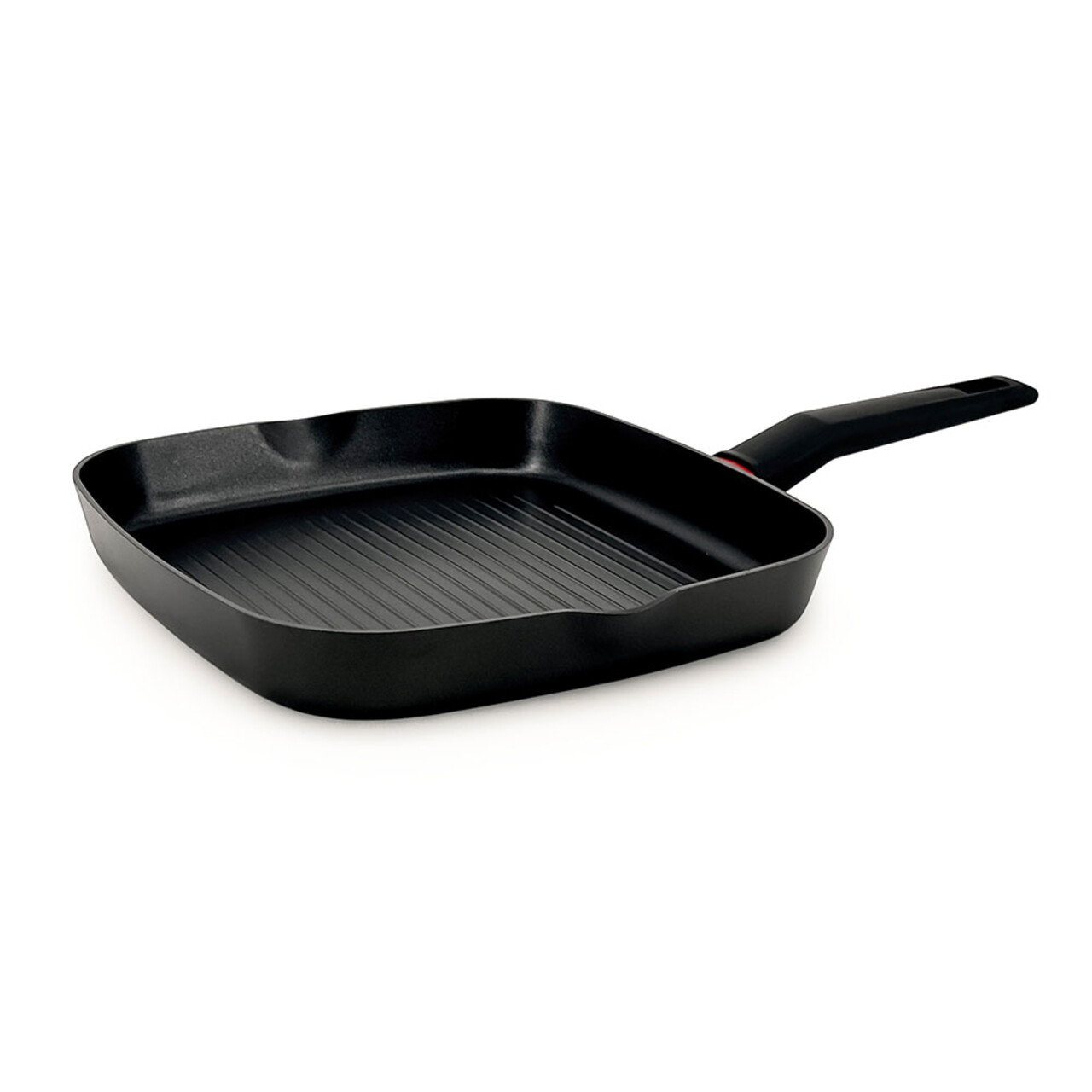 Tigaie grill Rosso, Luigi Ferrero, 28x28 cm, aluminiu presat - imagine 6